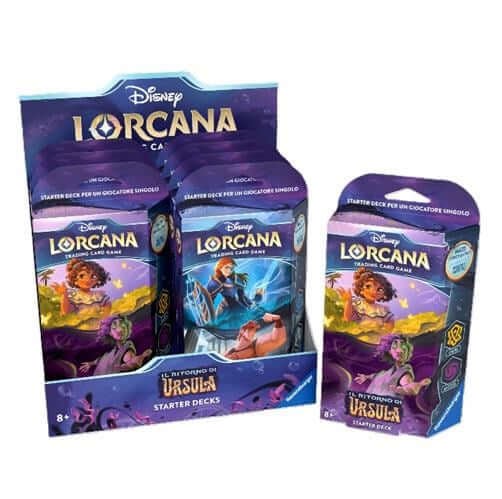 Lorcana Ritorno di Ursula Starter Deck Display 8 Mazzi - ITA