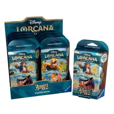 Lorcana Azurite Sea Starter Deck Display 8 Mazzi - ENG
