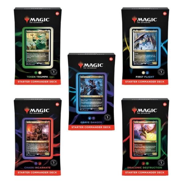 Magic Starter Commander Decks 2022 Display 5 Mazzi - ENG