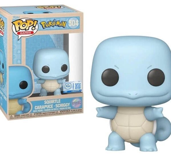 Funko Pop Squirtle Soft Color Pokemon Exclusive 504