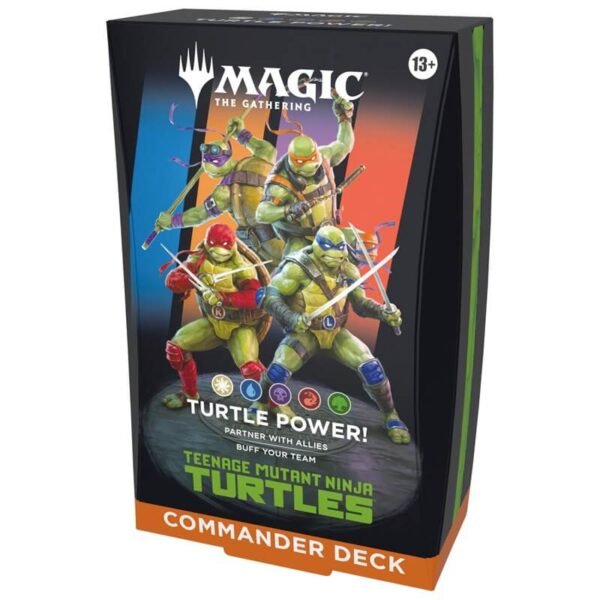 Magic Ninja Turtles Commander Decks Display 4 Mazzi - ENG