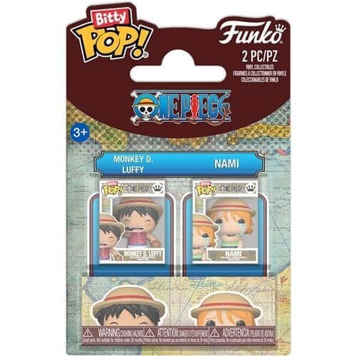 Funko Bitty Pop Luffy e Nami One Piece 2-Pack