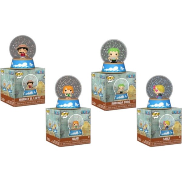 Funko Mini Snow Globe One Piece Blind Box 12 Pezzi