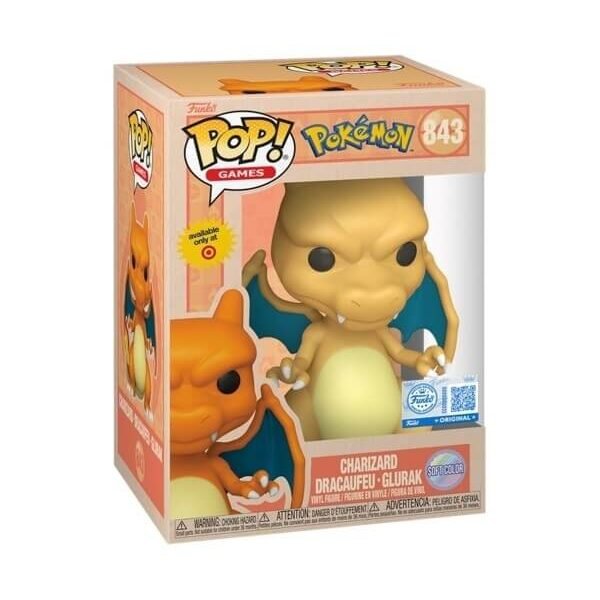 Funko Pop Charizard Soft Color Pokemon Exclusive 843