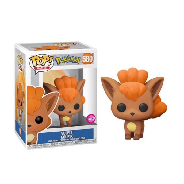 Funko Pop Vulpix Flocked Pokemon Exclusive 580