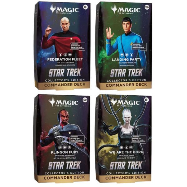 Magic Star Trek Collector Commander Display 4 Mazzi - ENG