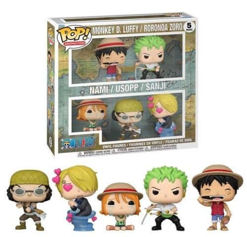 Funko Pop One Piece 5-Set Luffy Zoro Nami Usopp Sanji