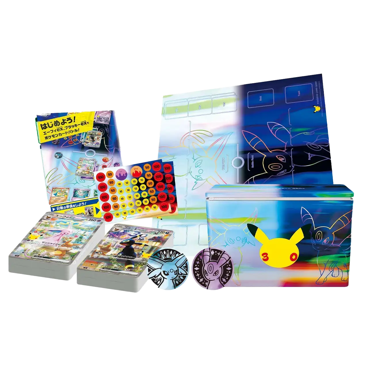 Pokémon 30th Anniversario Battle Deck Umbreon e Espeon - JAP - immagine 3