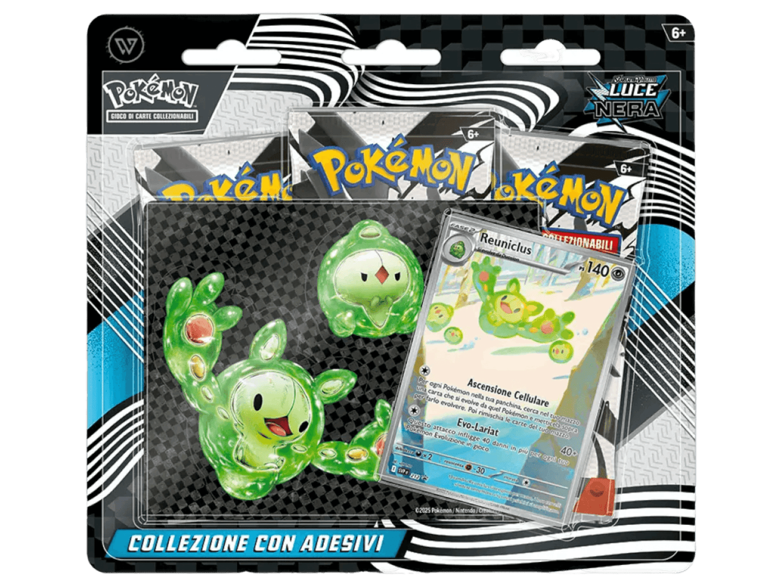 Pokémon Luce Nera Blister 3 Buste - ITA
