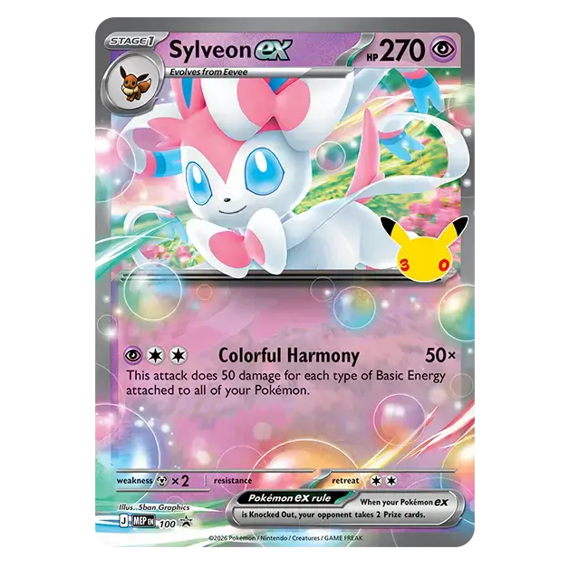 Pokémon 30th Anniversario Collezione Sylveon ex - ITA - immagine 2