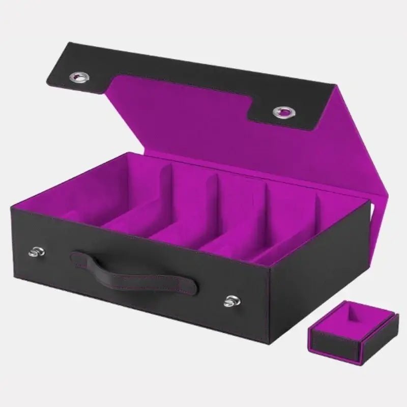Scatola Porta Carte 5 File con Maniglia oltre 3900 Carte - immagine 2