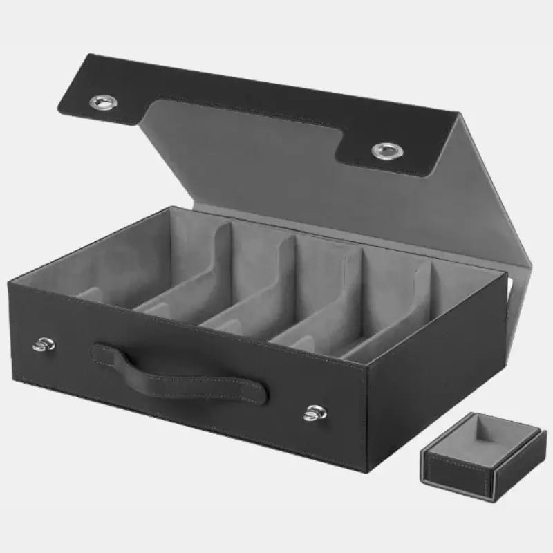 Scatola Porta Carte 5 File con Maniglia oltre 3900 Carte - immagine 3