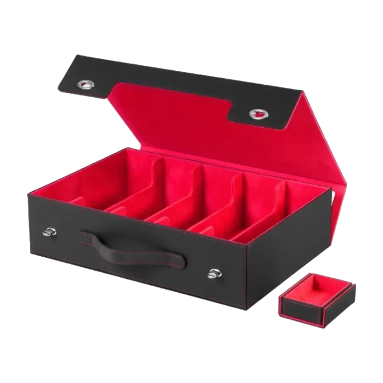 Scatola Porta Carte 5 File con Maniglia oltre 3900 Carte