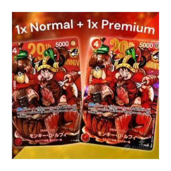 One Piece P-159 Carta Promo 29th Anniversary - JAP