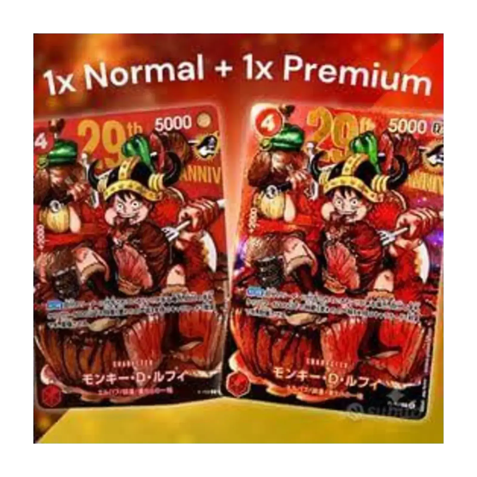 One Piece P-159 Carta Promo 29th Anniversary - JAP