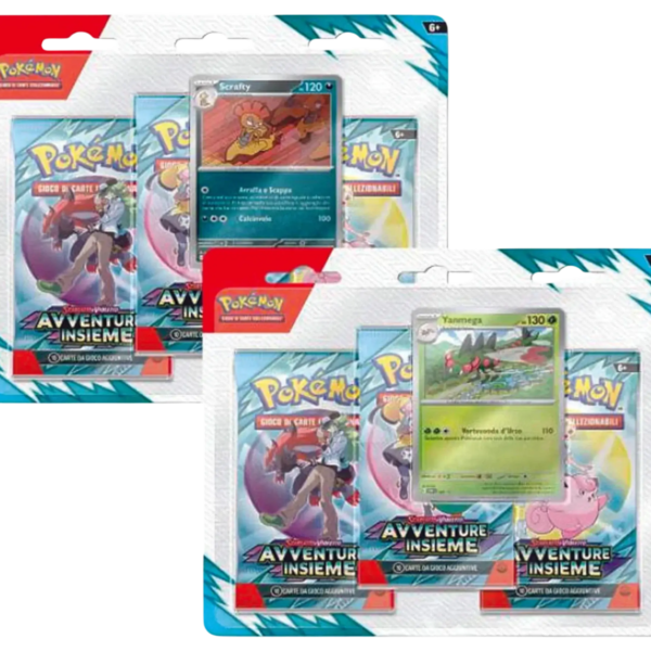 Pokémon Avventure Insieme Blister 3 Buste - ITA