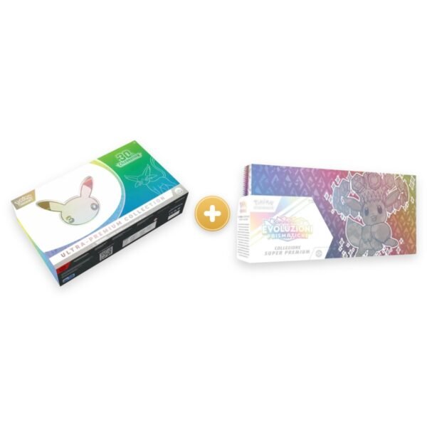 Bundle Ultra Premium Evoluzioni Prismatiche - Bundle Premium Pokémon Ultra Premium 30th Casuale (Espeon o Umbreon) + Evoluzioni Prismatiche Super Premium – ITA